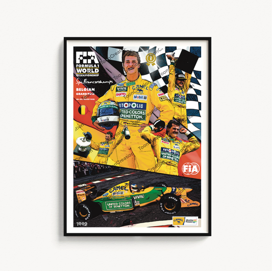 Michael Schumacher - 1992 - Première victoire - Formule 1