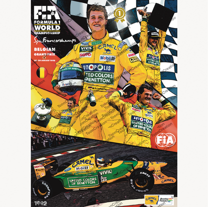 Michael Schumacher - 1992 - Première victoire - Formule 1