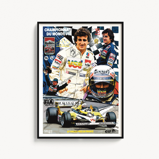 Alain Prost - 1981 - Première victoire - Formule 1