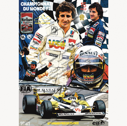 Alain Prost - 1981 - Première victoire - Formule 1