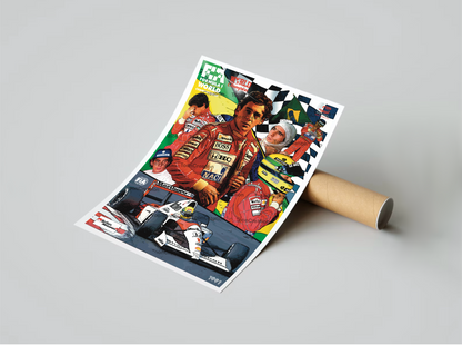 Ayrton Senna - 1991 - World Champion - Formule 1