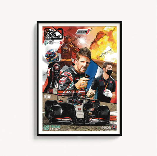 Romain Grosjean - GP de Bahreïn - 2020 - Formule 1