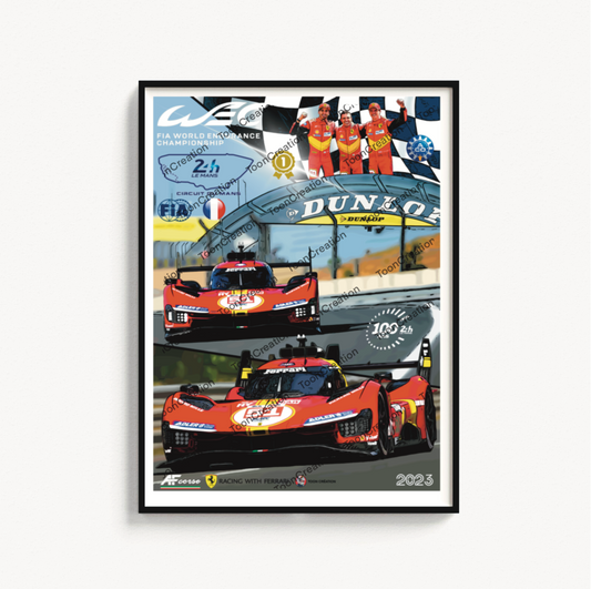 Ferrari AF Corse 51 - 2023 - Victoire aux 24h du Mans