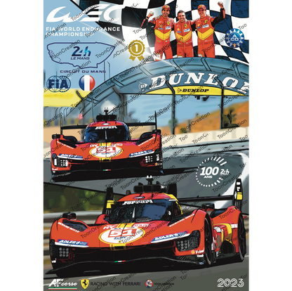 Ferrari AF Corse 51 - 2023 - Victoire aux 24h du Mans