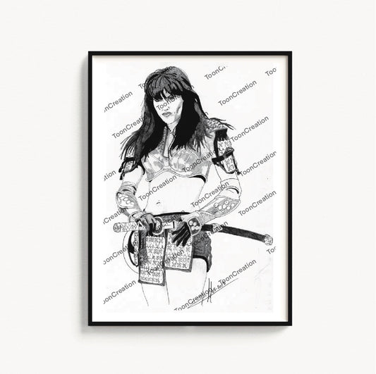 Lucy Lawless - 1995/2001 - Xena dans la série Xena, la guerrière (John Schulian & Robert Tapert)