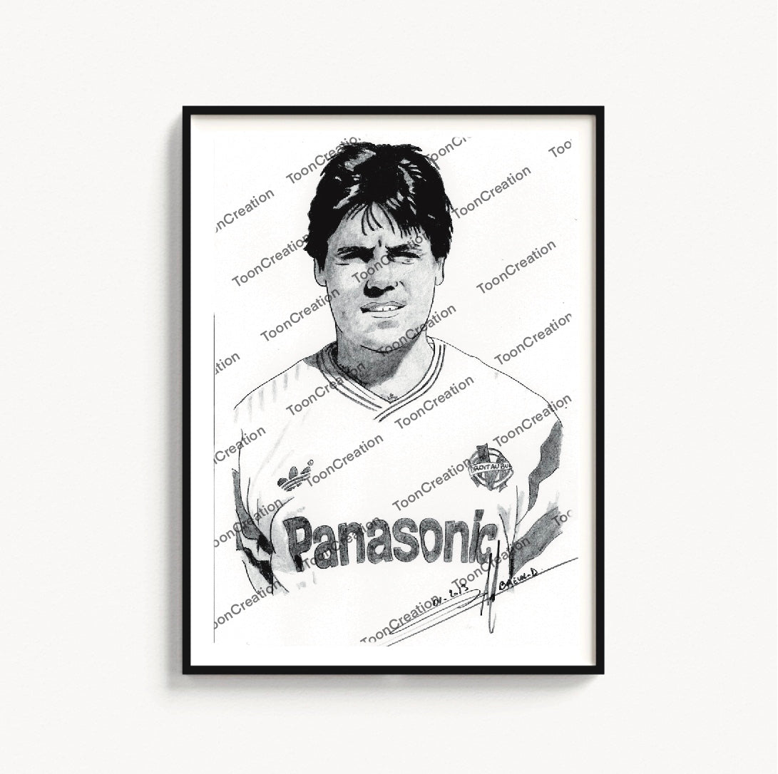 Manuel Amoros - 1989/1993 - Olympique de Marseille - Football